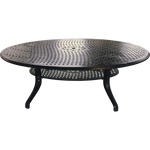 Tuintafel Trafalgar ovaal, vooraanzicht op witte achtergrond