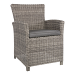 Tuinstoel Tropez | Grijs Wicker