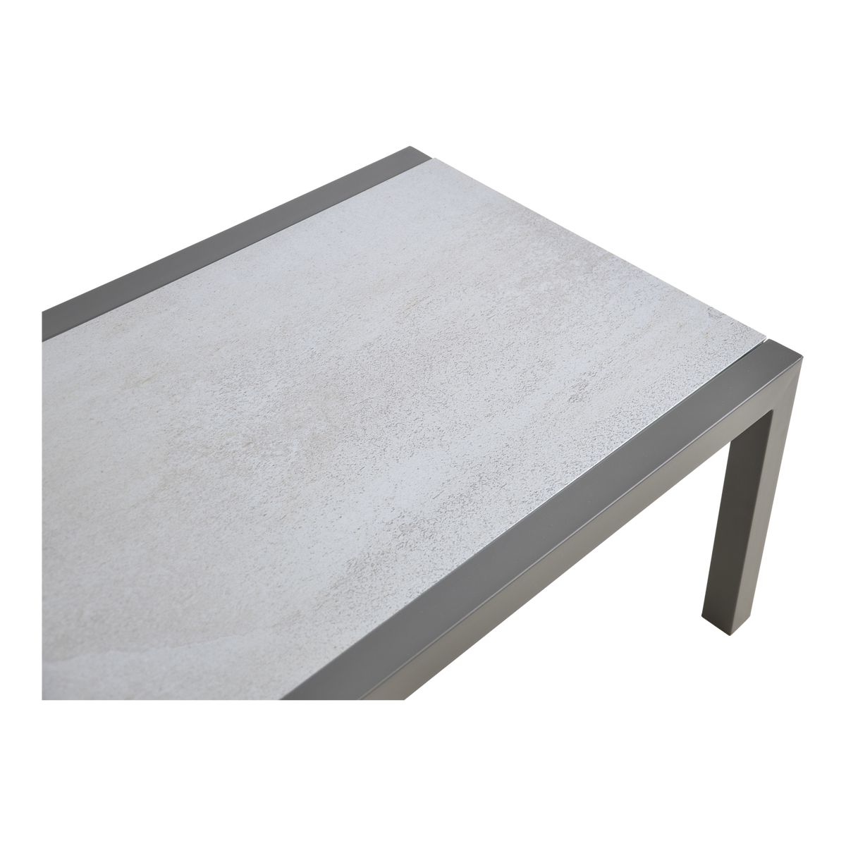 Loungeset Marah grijs, detail van het materiaal
