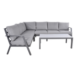 Loungehoekset Marah | Grijs