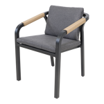 Stapelbare Tuinstoel Rimini | Zwart