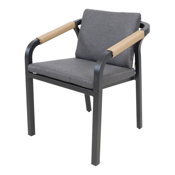 Stapelbare Tuinstoel Rimini | Zwart