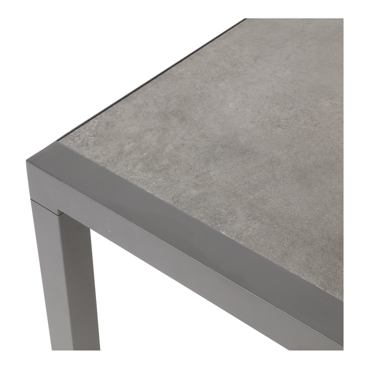 Tuinsalontafel Down Town / Ohio grijs keramiek, detail van het materiaal