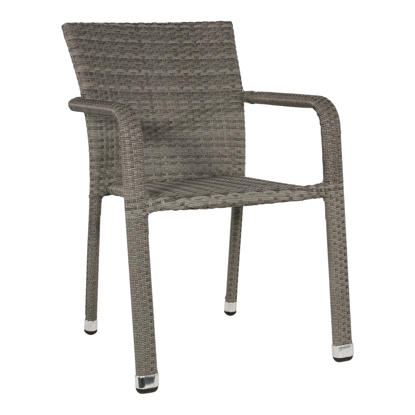 Stapelbare Tuinstoel Sol | Grijs Wicker