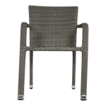 Stapelbare Tuinstoel Sol | Grijs Wicker