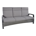 Loungebank Prato | Grijs Wicker