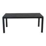 Tuintafel Monte Carlo Negro | 180x90x74 cm | Zwart Marmerlook
