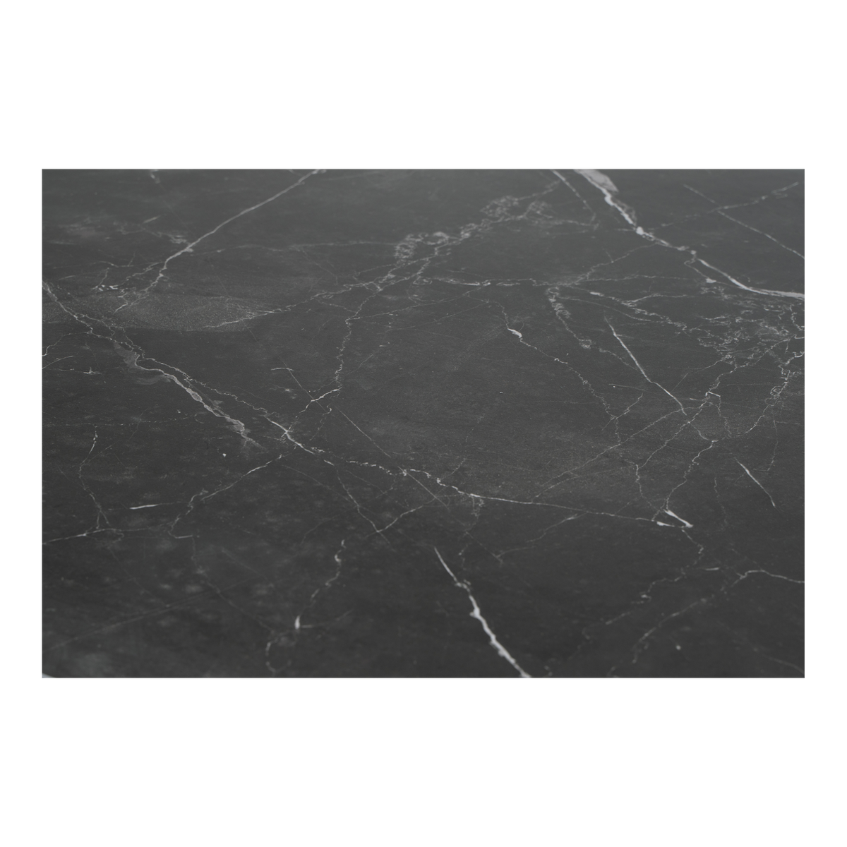 Tuintafel Monte Carlo Negro 180x90x74 cm zwart marmerlook, detail van het materiaal