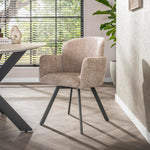 Eetkamerstoel Aris | Stof Hoven Zand