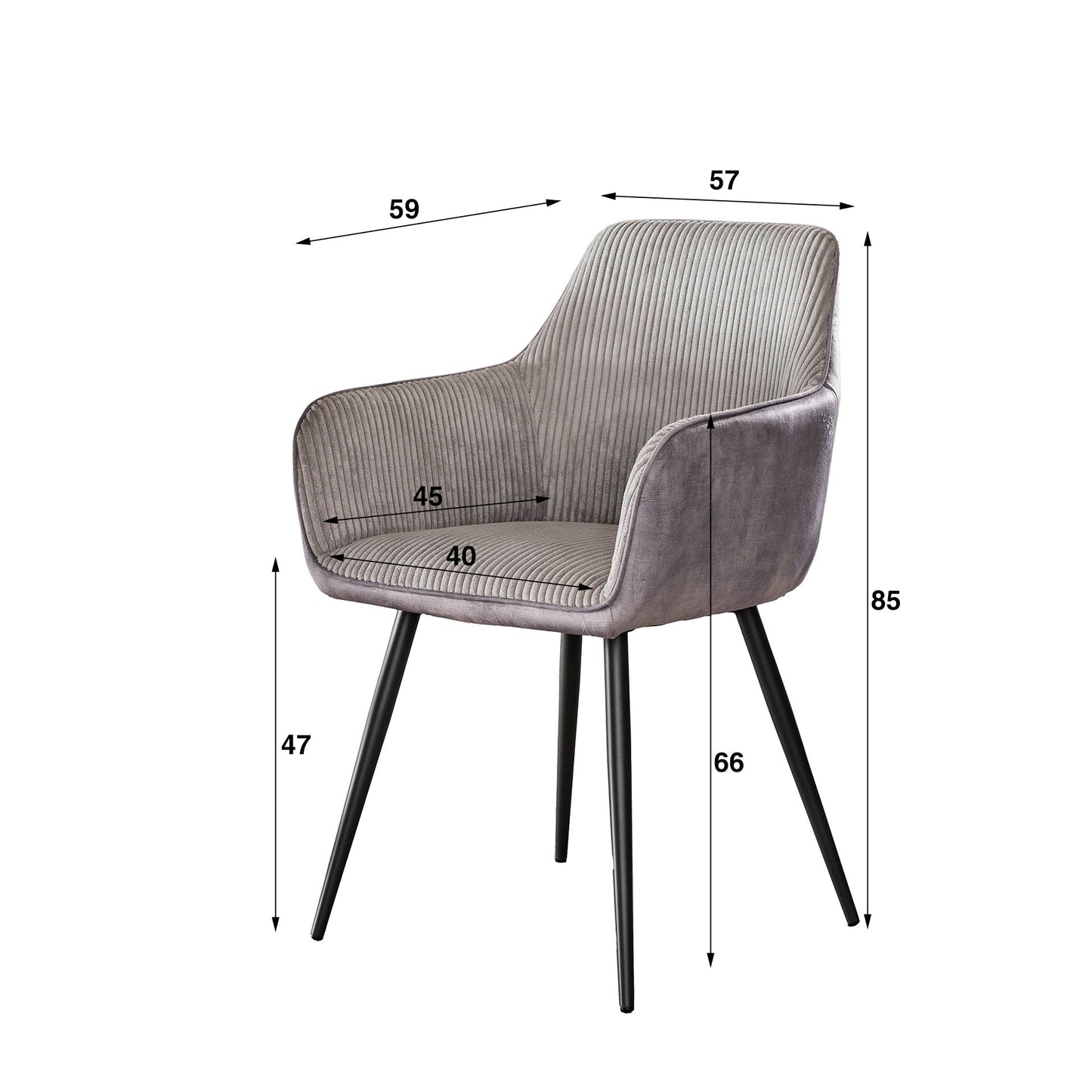 Eetkamerstoel Washington | Ribcord