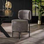 Eetkamerstoel Cocktail | Bouclé Grijs