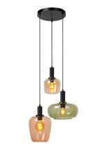 Hanglamp Ilona | Zwart Glas