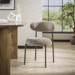 Eetkamerstoel Round | Stof Beige