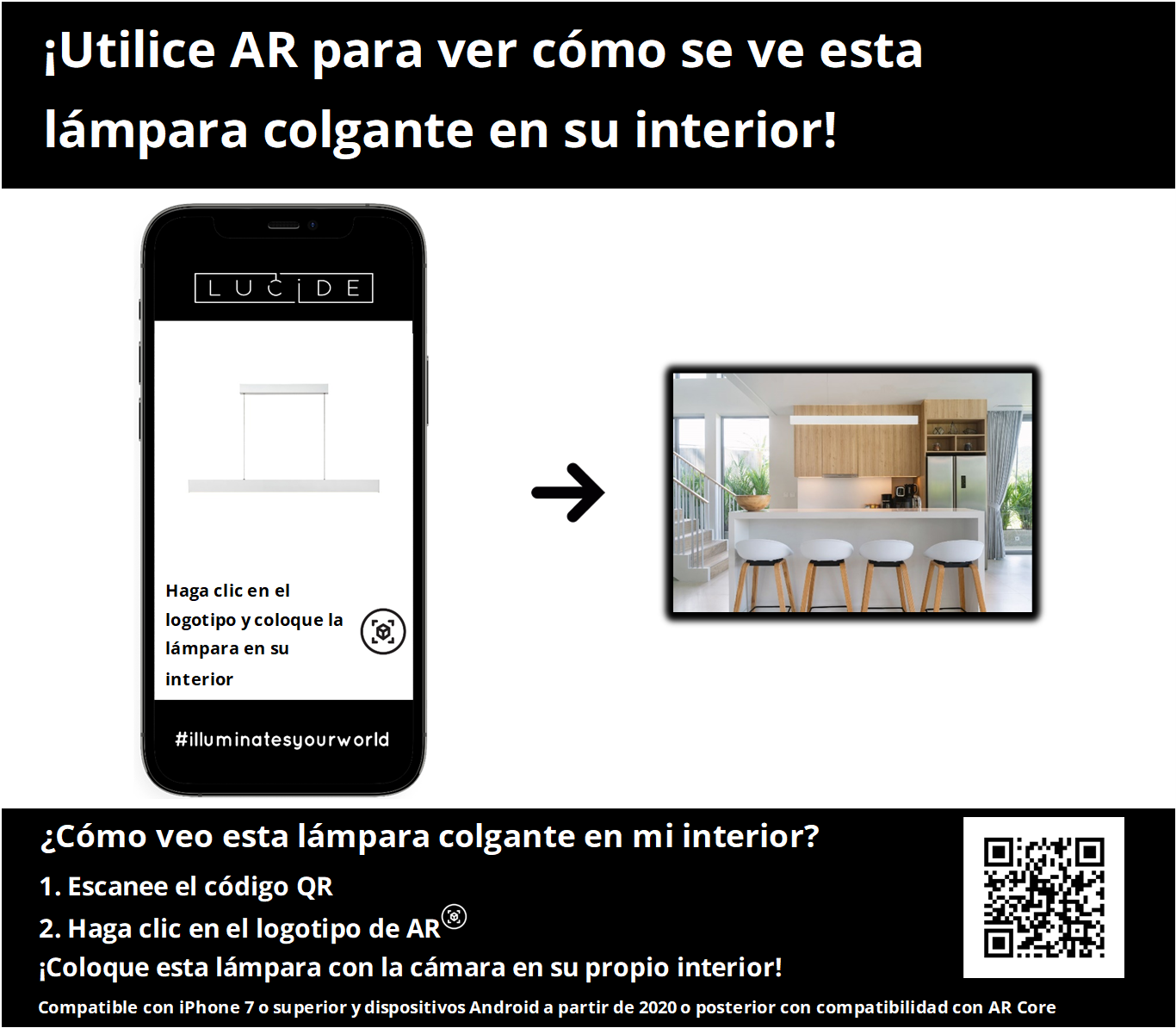 Hanglamp Raya LED | Wit