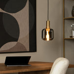 Hanglamp Joanet | Grijs Glas