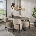 Eettafel Spider | Keramiek Black