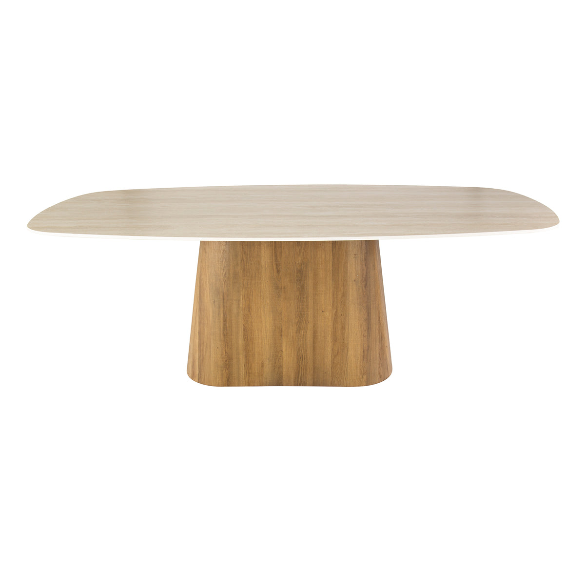Eettafel Romano Centro | Deens Ovaal | Keramiek Travertin