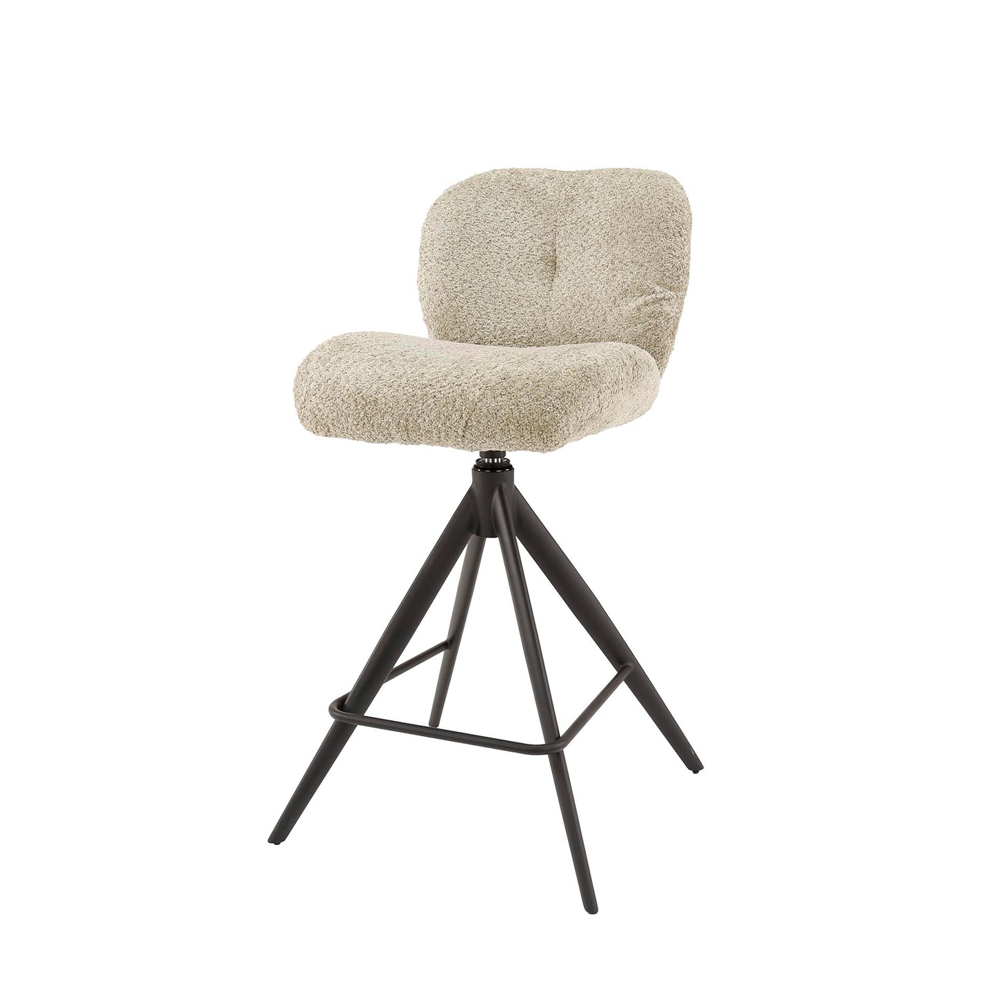 Barstoel Read | Beige Bouclé
