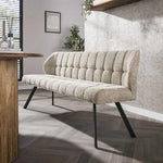 Eetkamerbank Fay | Bouclé Beige