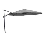 Zweefparasol Virgo | Grijs | Zonder Volant | Ø3,5 Meter | Rond