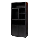 Boekenkast Oakura | Zwart Eikenhout