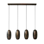 Hanglamp Cosmic | 4 Lampen | Brons Metaal