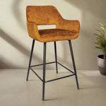 Barstoel Fallow | Kookeiland of Bartafel | Bruin Velvet