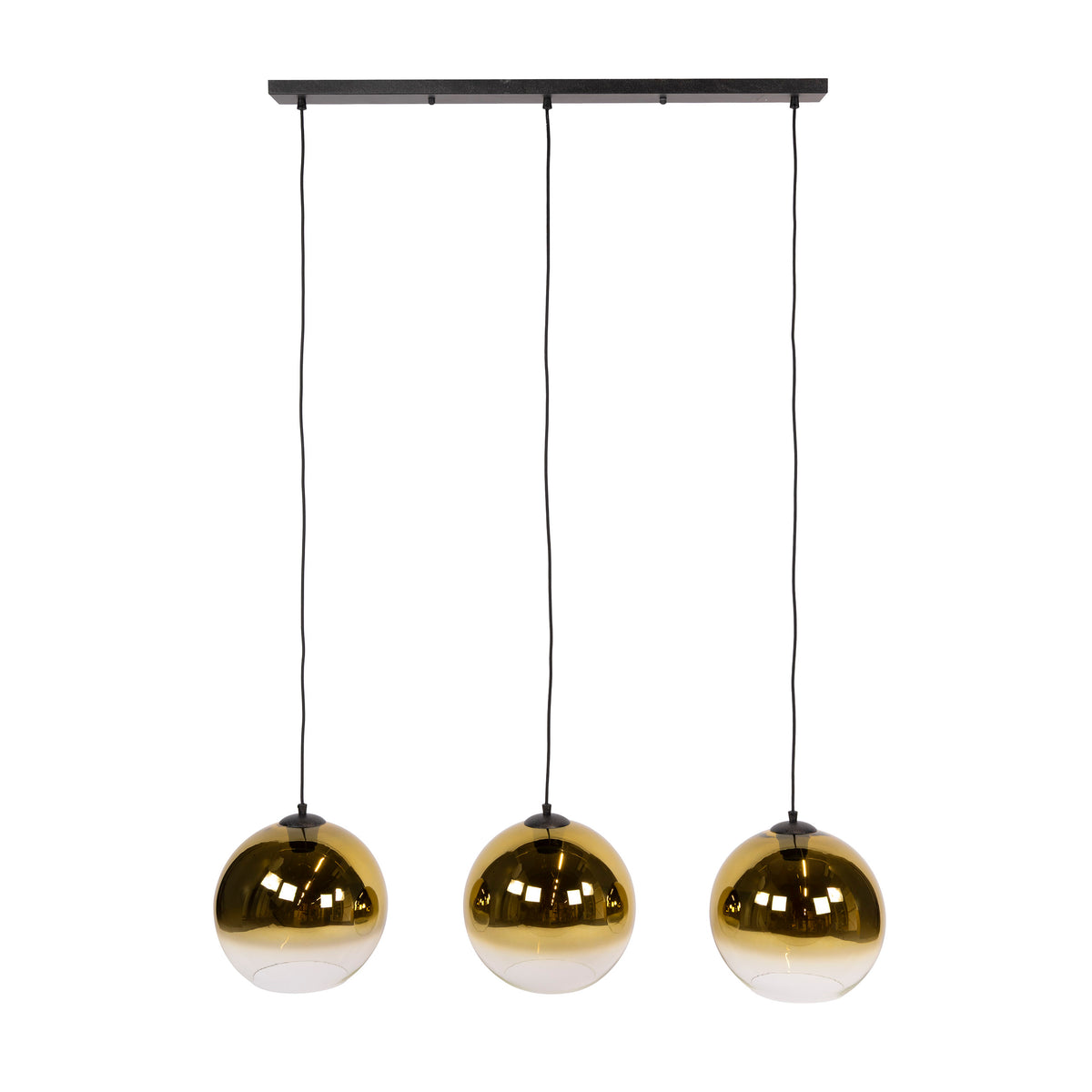 Hanglamp Bubble | 3 Lichts | Shaded Goud