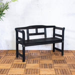 Tuinbank Friesen | Zwart Dennenhout