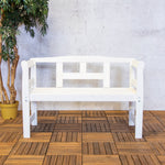 Tuinbank Friesen | Wit Dennenhout