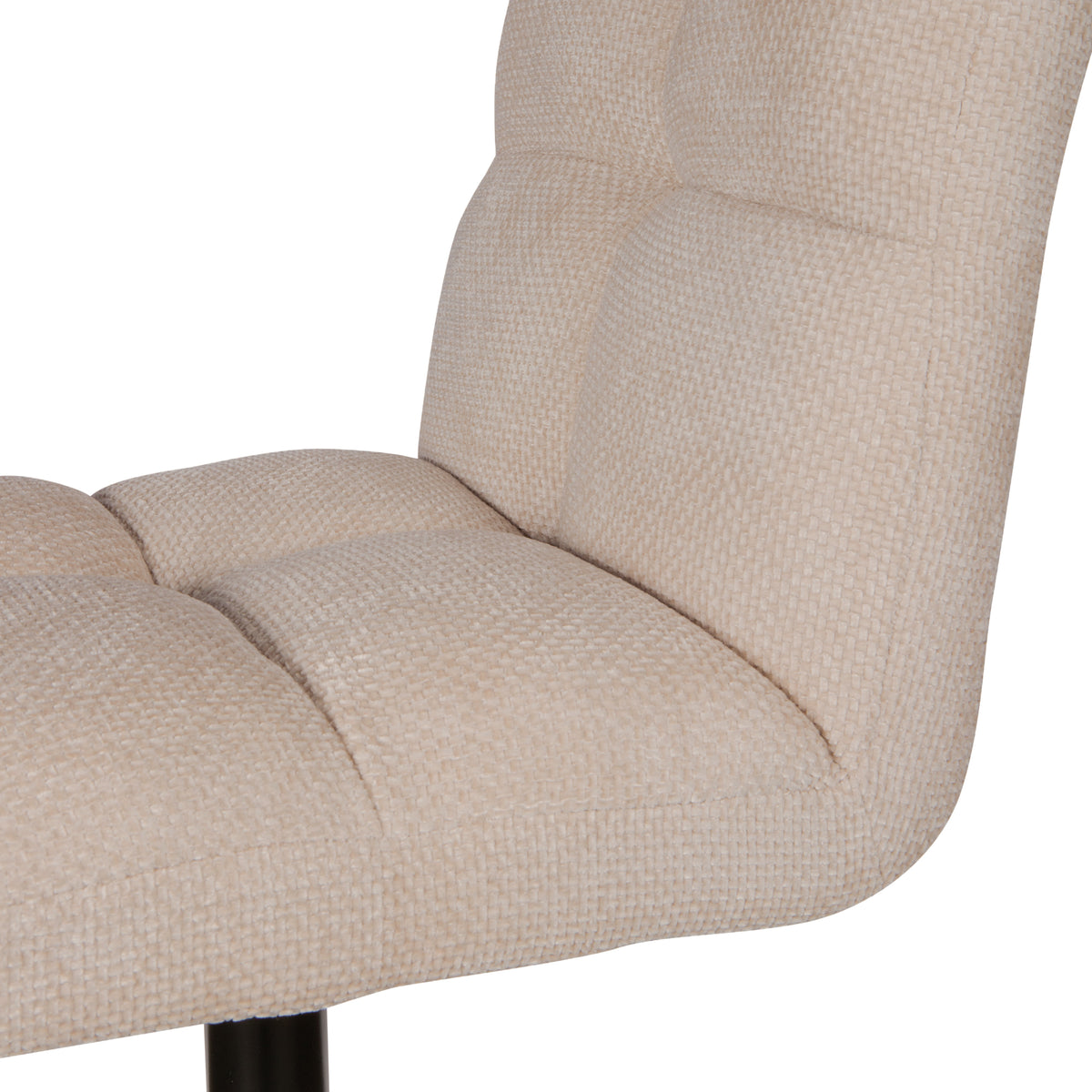 Barstoel Milan naturel, detail van het materiaal