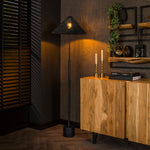 Vloerlamp Kosmos | Zwart Metaal