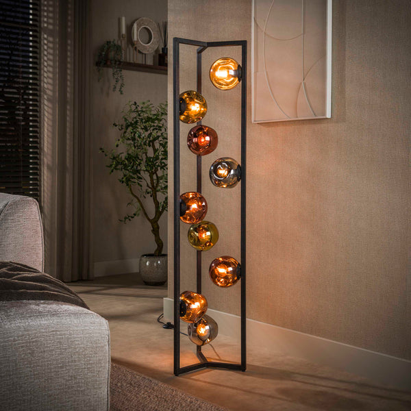 Vloerlamp Stellar | 9 Lichts | Artic Zwart