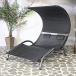 Ligbed Cuba | 2-personen | Zwart