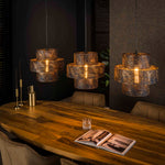 Hanglamp 3L Lantern | Burned Metaal