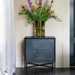 Ladenkast Blax | Zwart Eikenhout