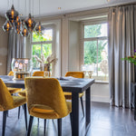 Eettafel Blax | Rechthoekig | Zwart Eikenhout