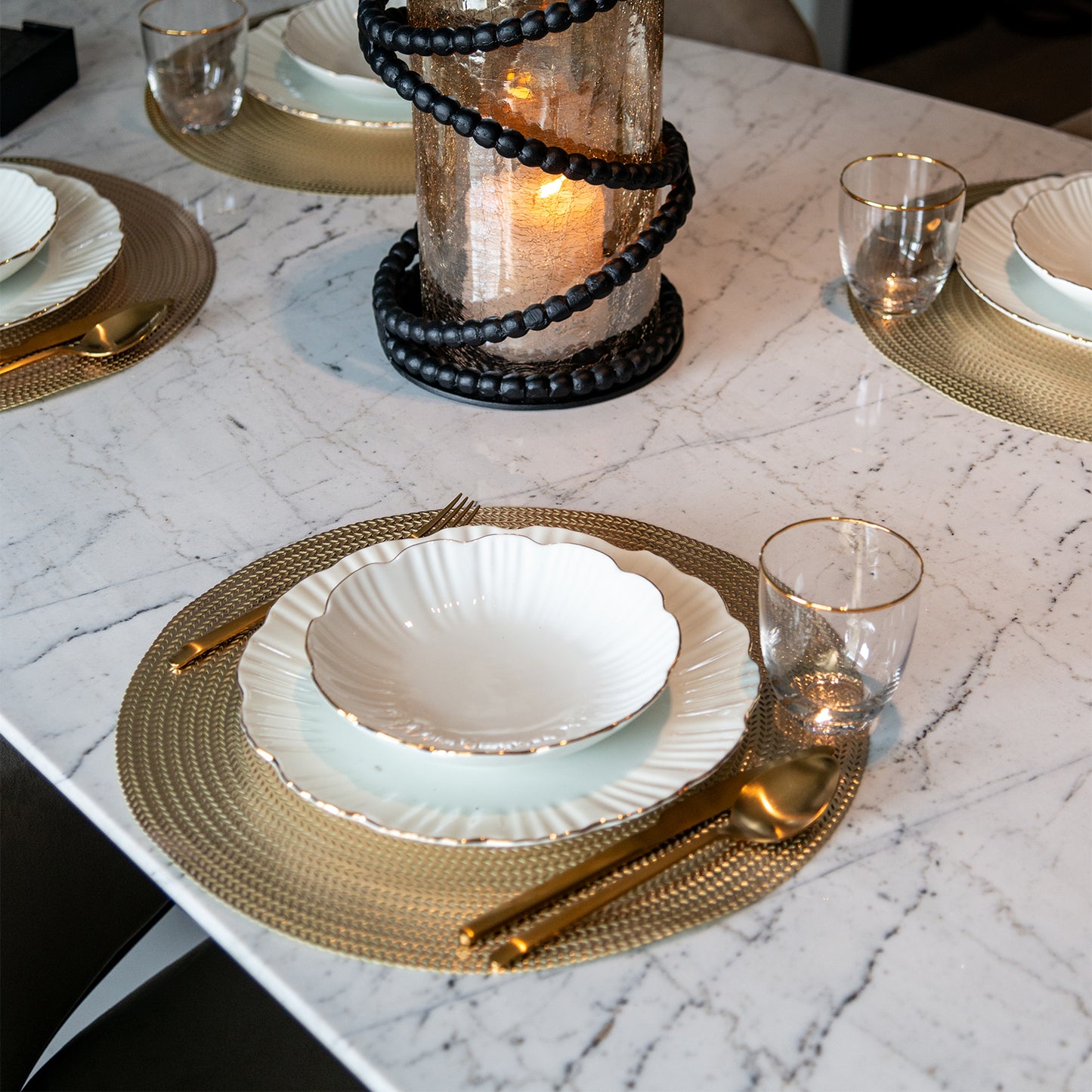 Eettafel Trocadero | Wit Marmer