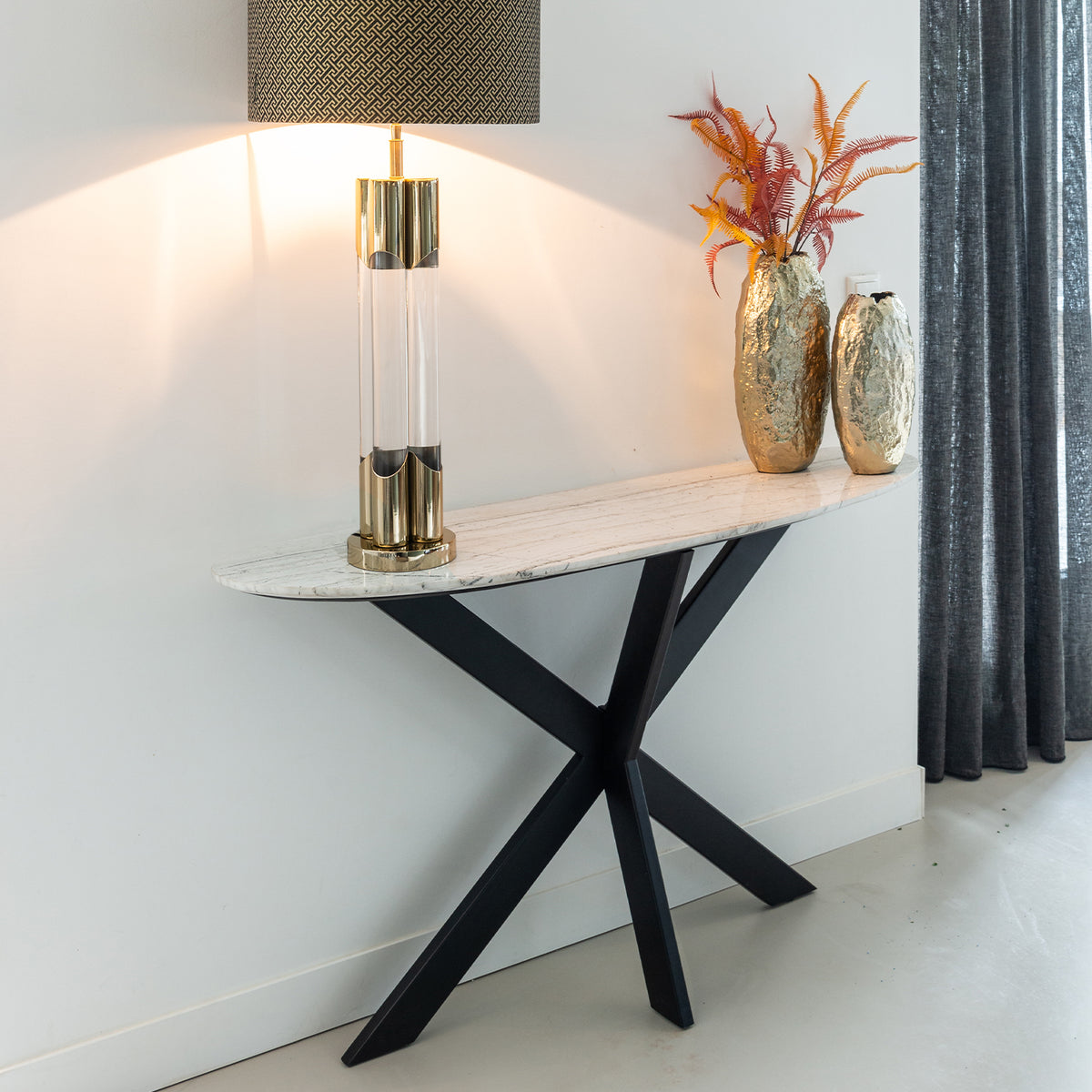Wandtafel Trocadero | Wit Marmer