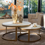 Salontafelset Whitebone | Wit Eikenhout