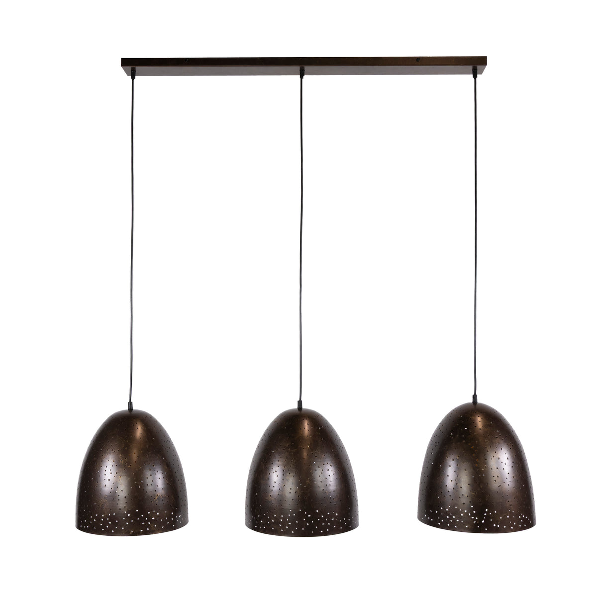 Hanglamp Kosmos | 3 lichts | Urban bruin