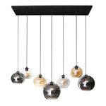 Hanglamp Multi Globe XL, vooraanzicht op witte achtergrond