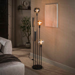 Vloerlamp Sfera Tricolore | 5-Lichts | Zwart