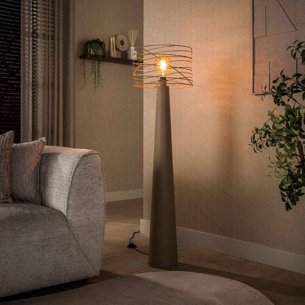 Vloerlamp Curl | Beige
