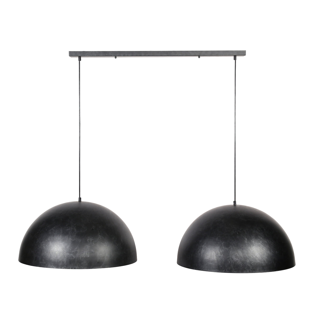 Hanglamp Twin Dome | Charcoal
