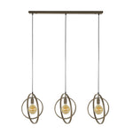 Hanglamp Turn Around beige, vooraanzicht op witte achtergrond