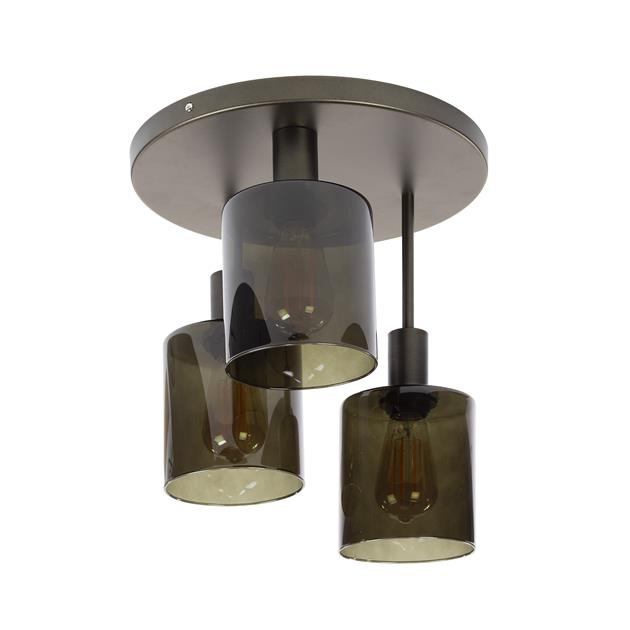 Plafondlamp Sepiora | Glas Bruin