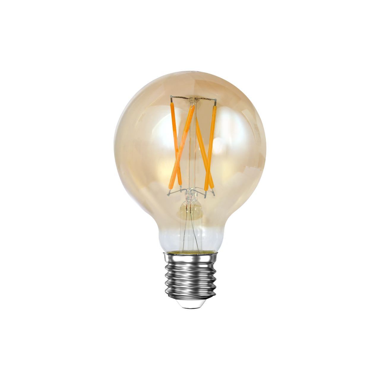 Lichtbron LED Filament Bol | Ø7 | Amberkleurig Glas