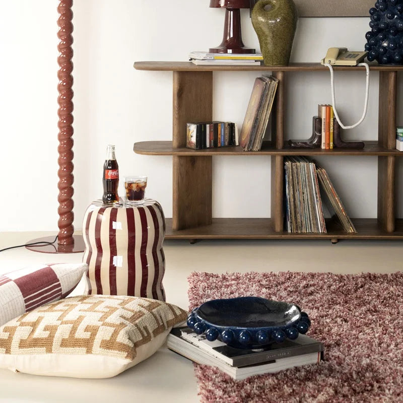 Vloerkleed Mixi | Rood Polyester