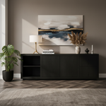 Dressoir Helsinki | Zwart Eikenhout